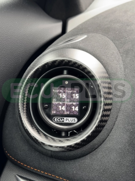 Alpine A110, A110S, A110GT, A110R 52 mm Display OBD - Tyre Temperature, Tire Pressure, Lambda, Boost etc. Plug&Play